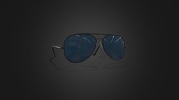 Realistic Aviator Sunglass Model fashion, obj, sunglasses, vr, ar, glasses, realistic, beautiful, eyewear, glb, modeling, model, cinema4d