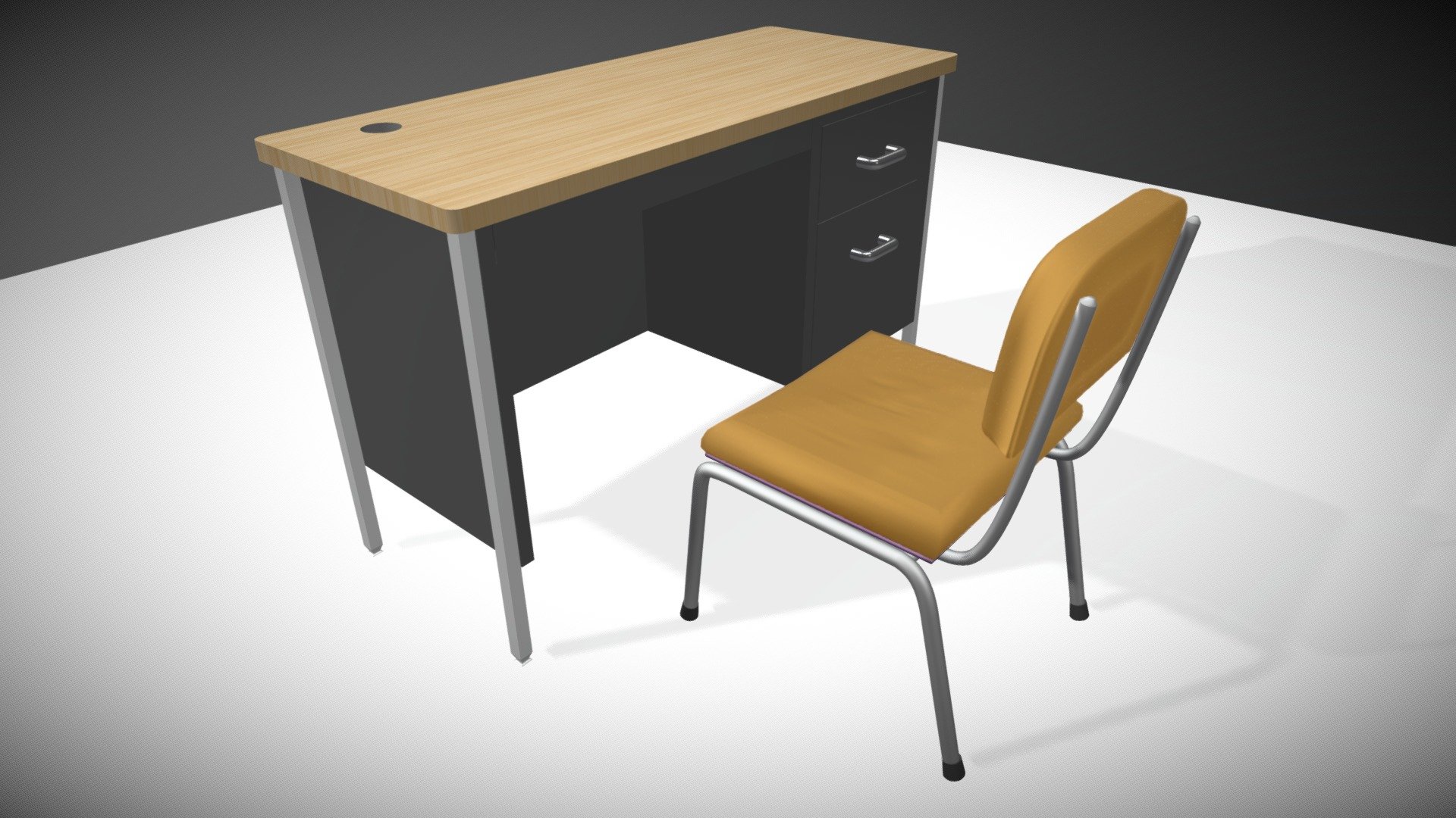 Another one. and another one. and a chair.

This is an essential property to put in a classroom because everyone needs a desk and a chair.


Model by Josiah Elisha 3d model