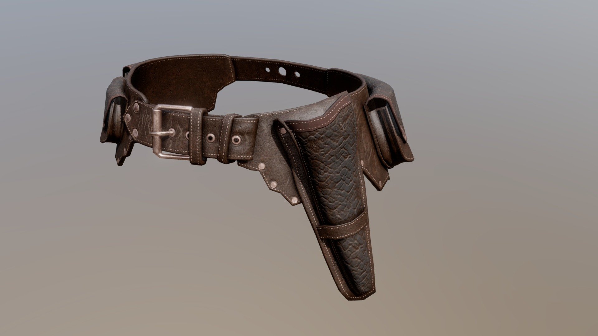 leather belt - Download Free 3D model by Cyril43 3d model