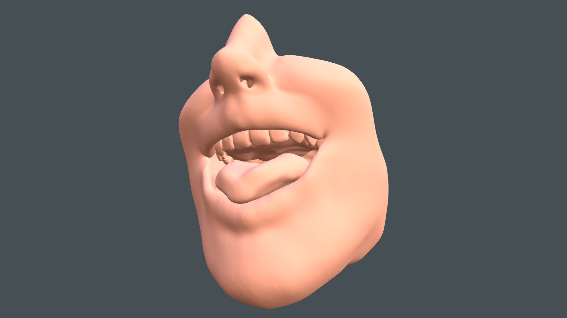 I got nothing - Open mouth - 3D model by Mr Jay (@mrjay) 3d model