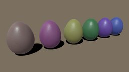 Easter Eggs Dark Colors