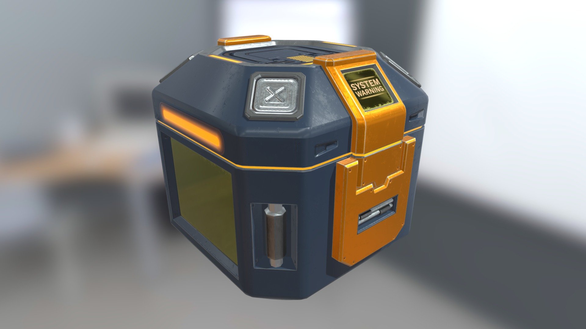 low poly Scifi Props Treasure Chest Crate Loot Box game asset
PBR Textured Via Substance Painter 3d model