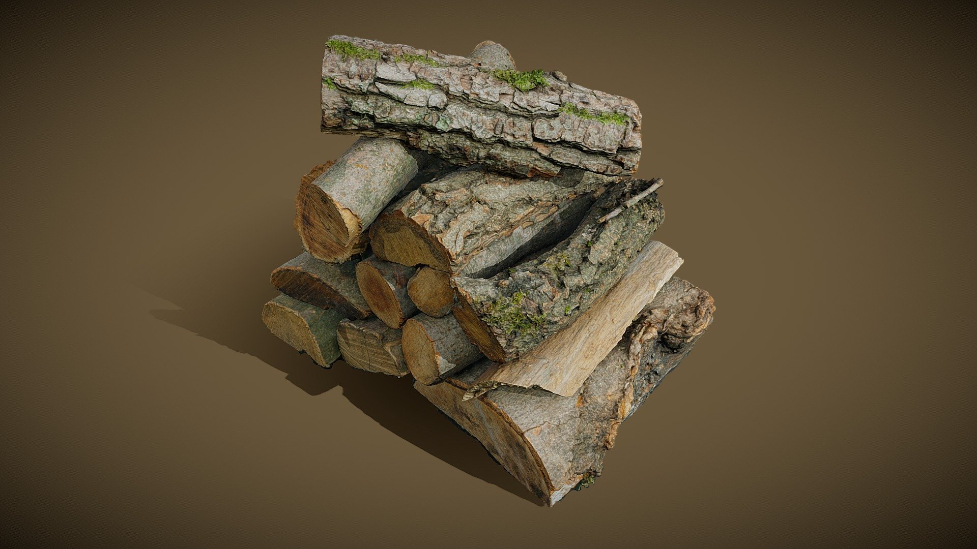 Stacked firewood

Model 3D created in RC from 157 images (sony a6000)

Download version:

FBX Triangles: 10 K Textures: 2x8192x8192u1v1 jpg + normal

FBX Triangles: 100 K Textures: 2x8192x8192u1v1 jpg + normal

FBX Triangles: 1 mln Textures: 2x8192x8192u1v1 jpg + normal

All normal maps generated from 3D model with 30 mln triangles.

If you like my work leave a like or comment and follow me for more! Thanks :) - Stacked firewood - Download Free 3D model by archiwum_xyz 3d model