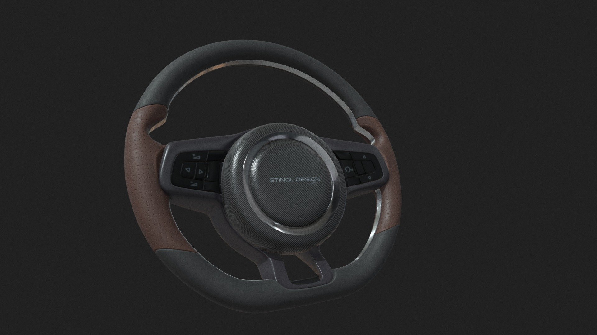 steering wheel texture test - 3D model by david-stingl (@davidst) 3d model