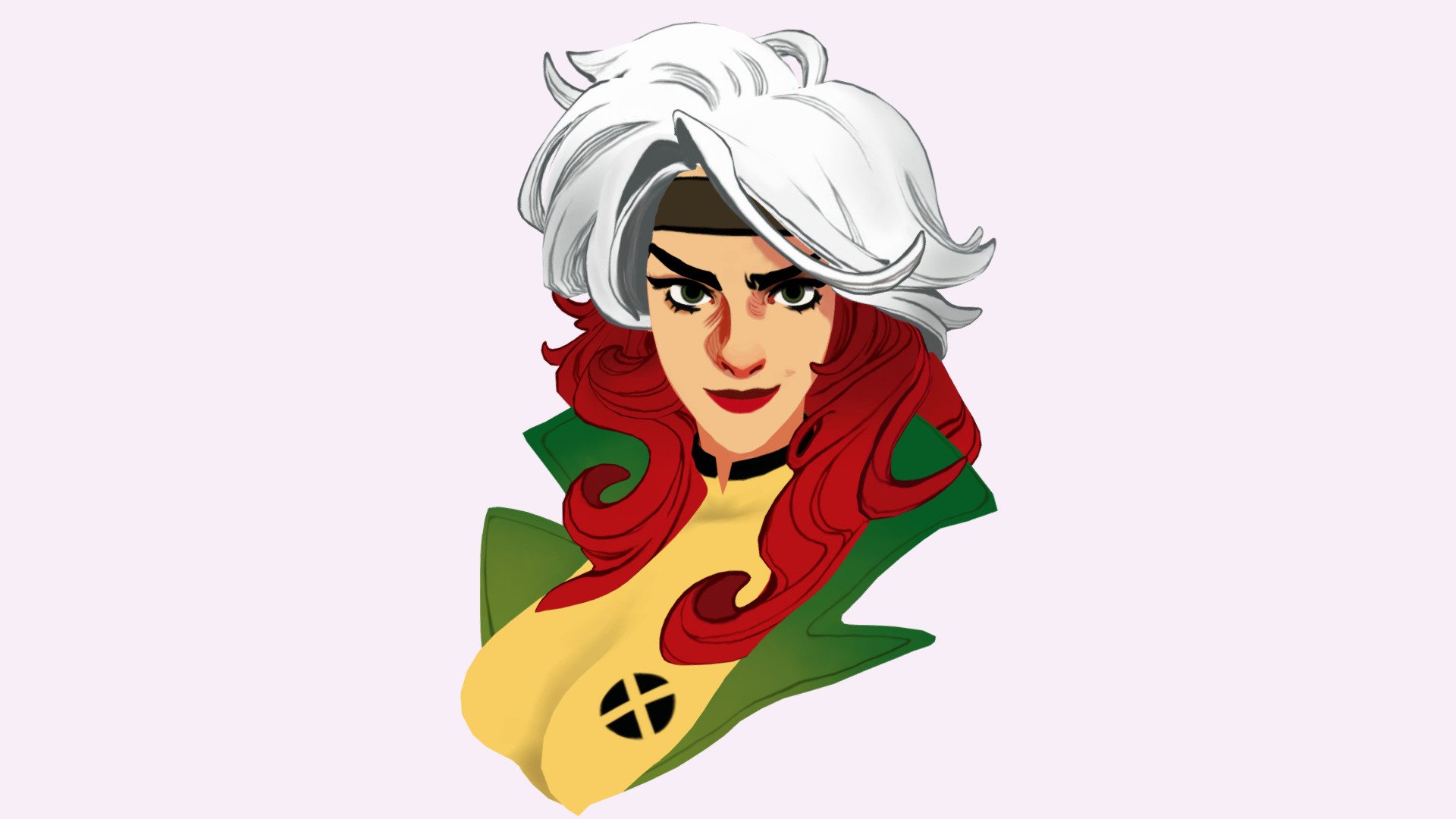 Rogue, based on the wonderful work of Amelia Vida and of the upcoming X-MEN 97 series 3d model