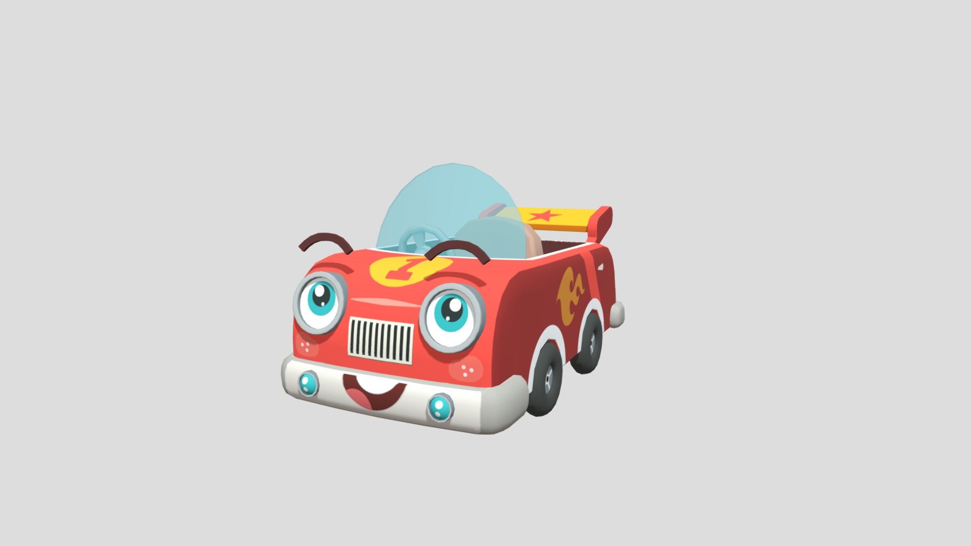 Its the perfect toy car for you all to use. This car can be used in games 3d model