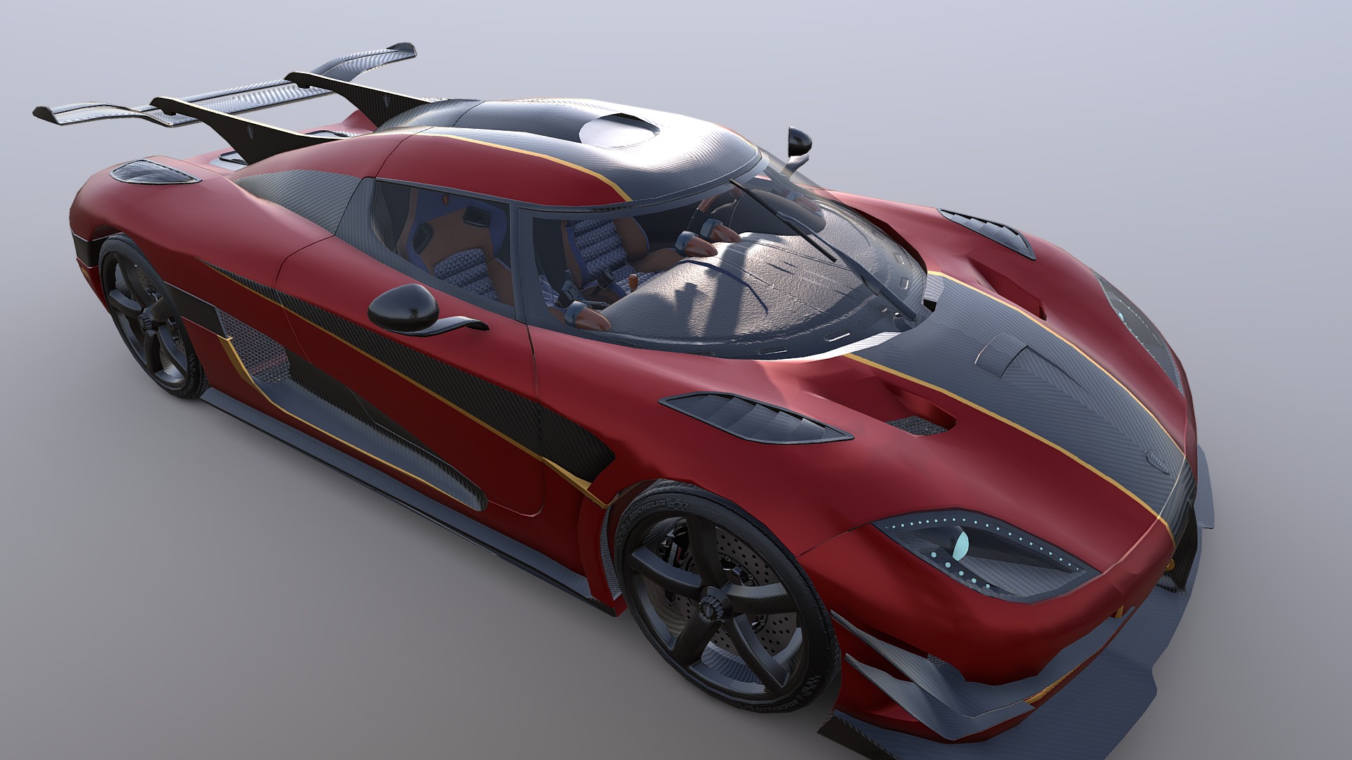Koenisegg One1 low poly,
made in maya and substance painter - Koenigsegg One1 low poly - Download Free 3D model by jkazulyblanco 3d model