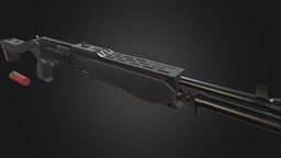 SPAS 12 AAA Game Ready PBR Low-poly 3D model