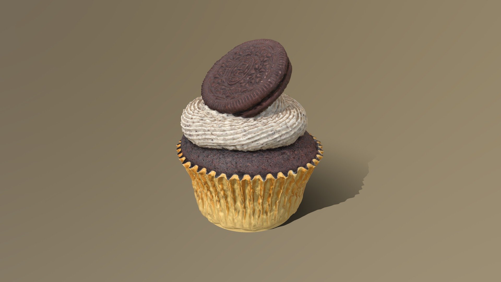 This Oreo Cookie Cupcake model was created using photogrammetry which is made by CAKESBURG Premium Cake Shop in the UK. You can purchase real cake from this link: https://cakesburg.co.uk/products/premium-oreo-cupcake-box?_pos=2&amp;_sid=b26dc3d45&amp;_ss=r

Textures 4096*4096px PBR photoscan-based materials Base Color, Normal, Roughness, Specular) - Oreo Cookie Cupcake - Buy Royalty Free 3D model by Cakesburg Premium 3D Cake Shop (@Viscom_Cakesburg) 3d model