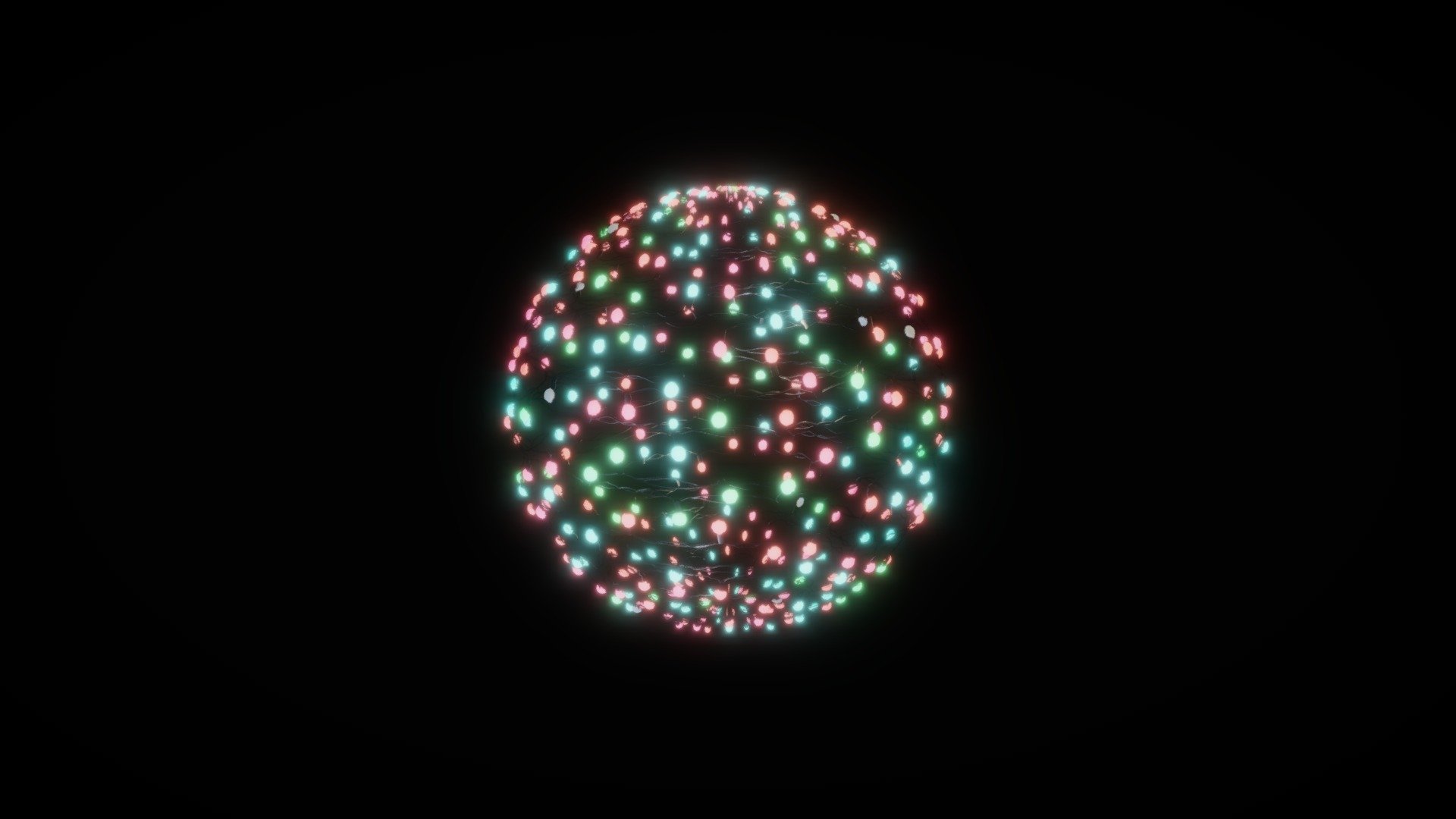 Procedural Christmas Light - 3D model by nellychopyuk 3d model