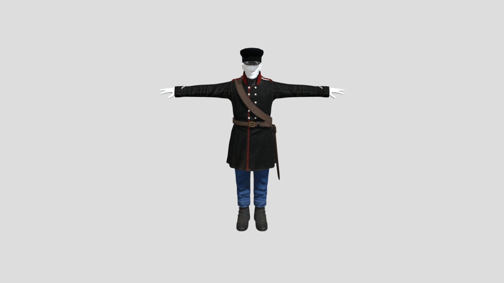 8bde uniform - 3D model by Jklirr 3d model