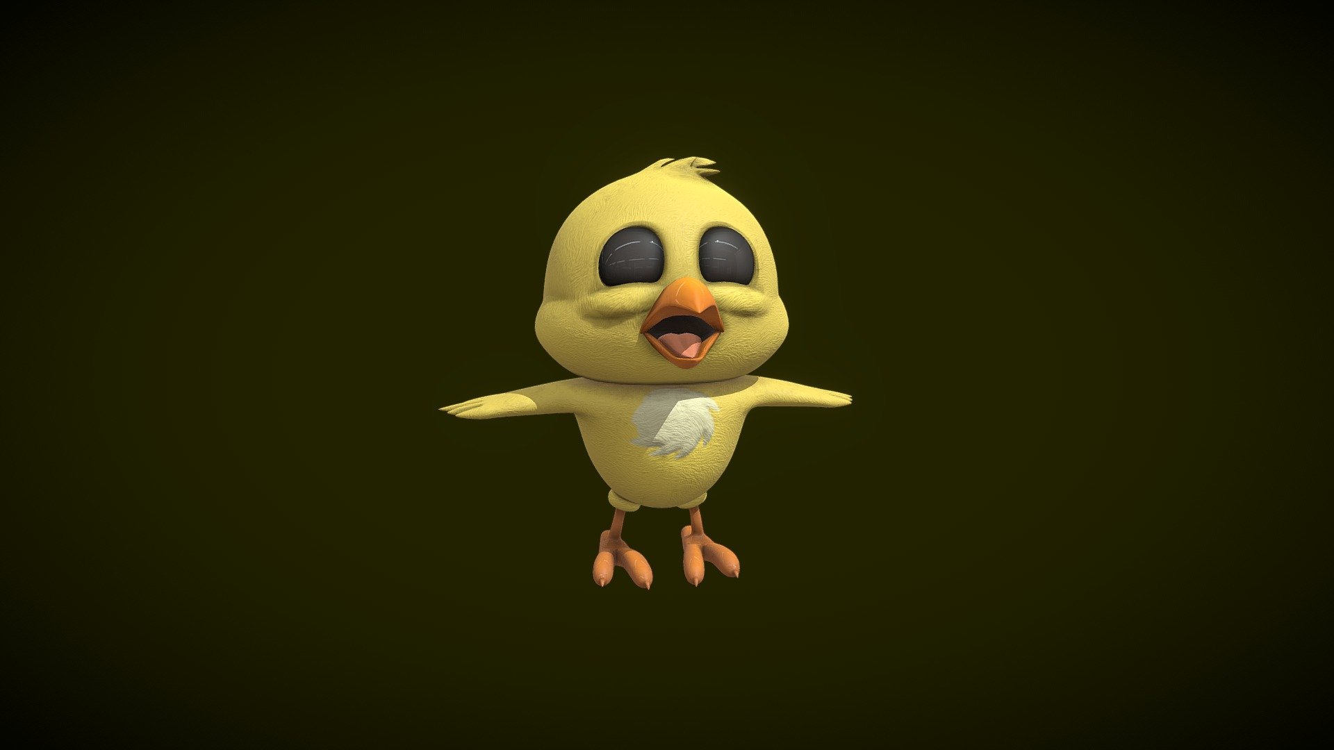 Chick - 3D model by kewag.swiss 3d model