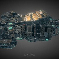 Starfall Tactics — Salem Deprived battleship 