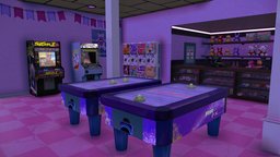 Cute Arcade Diorama