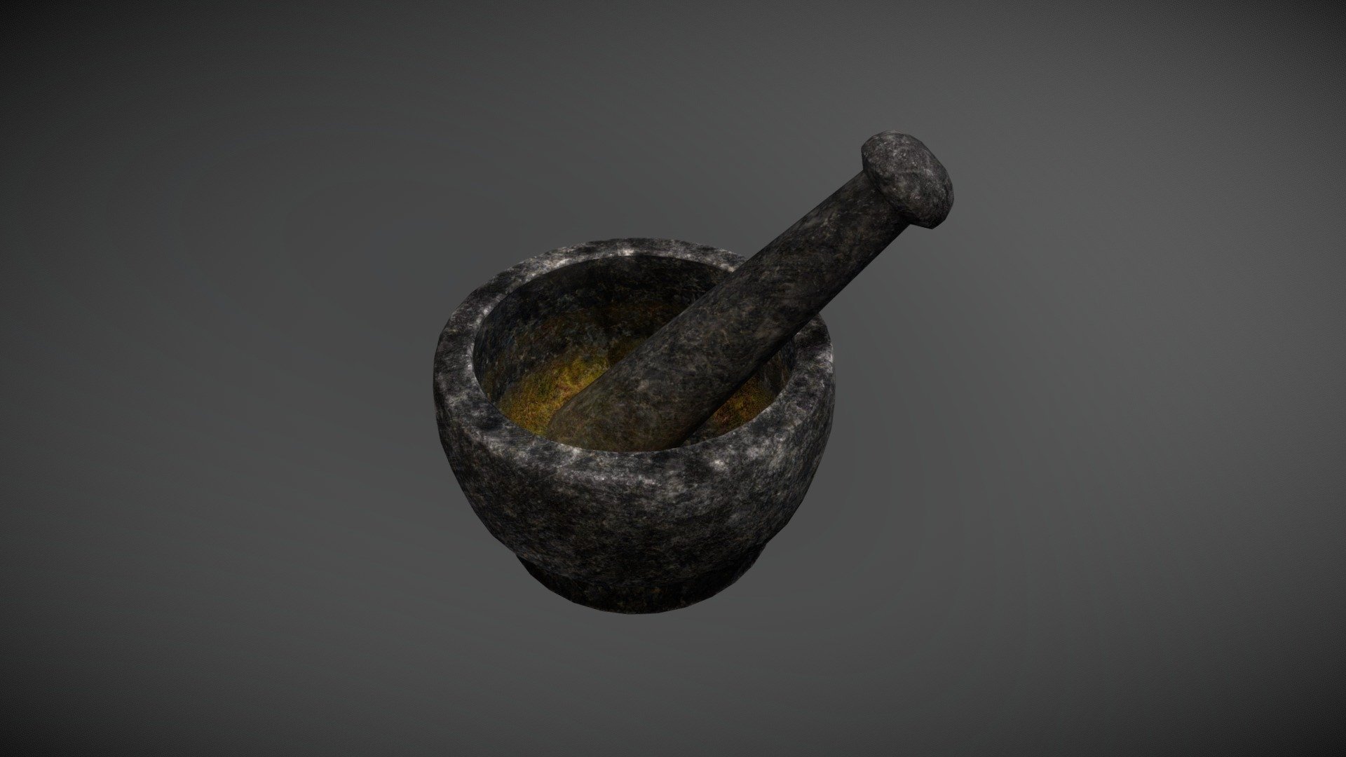 A used Mortar with Pestle. Perfect for alchemy rooms and medival environments.

Includes 1K and 2K textures (Albedo, Roughness, AO, Normal) - Mortar and Pestle - Buy Royalty Free 3D model by Friederike Gröpler (@fryda_gorgon_art) 3d model