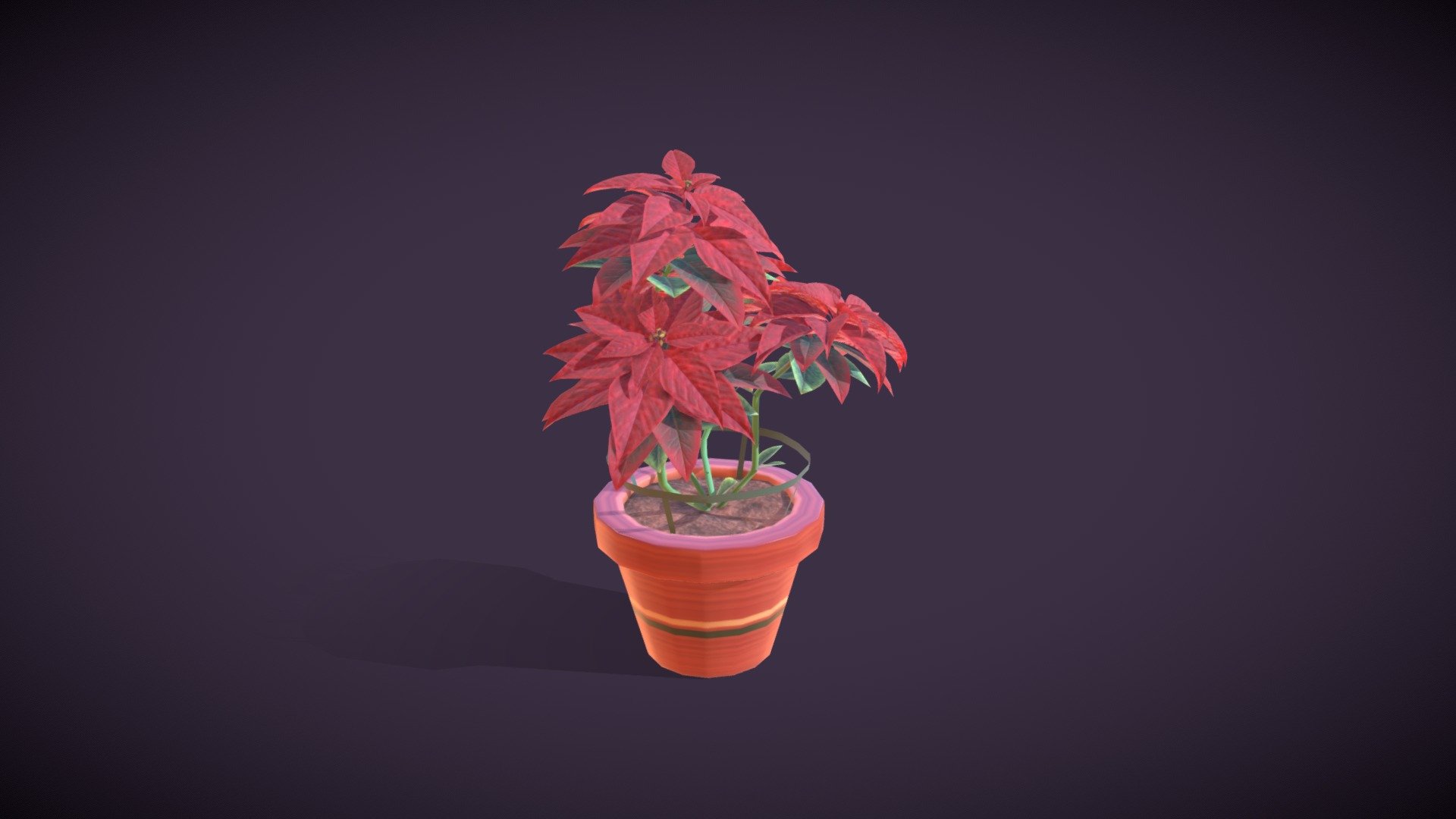 🌺🌸 Poinsettia 🌸🌺 - Buy Royalty Free 3D model by gurimahou 3d model