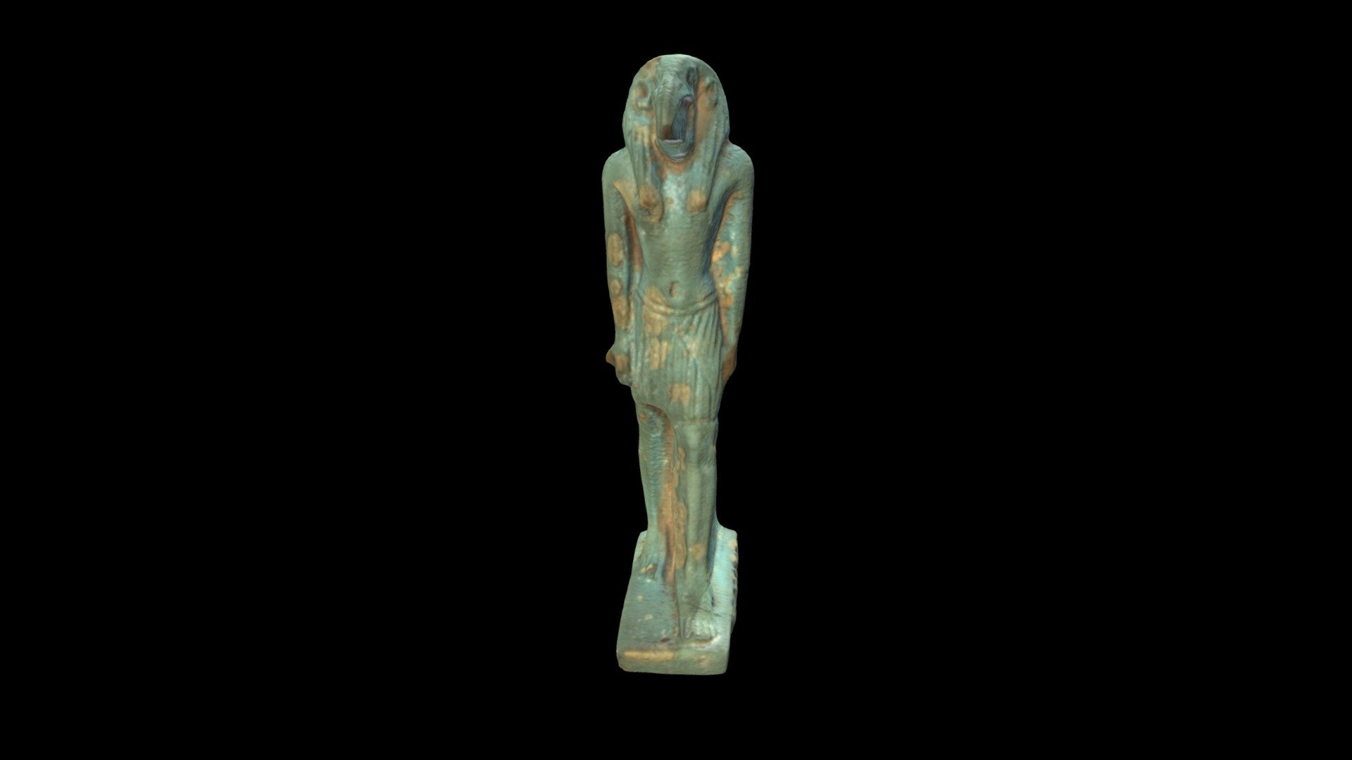 Egypt

Ceramic (Baked)- Faience

SM1902.17.17

Scanned by Andréa Martinez with the Artec Spider 3D Scanner - Thoth Figurine - 3D model by Harvard Museum of the Ancient Near East (@hmane) 3d model