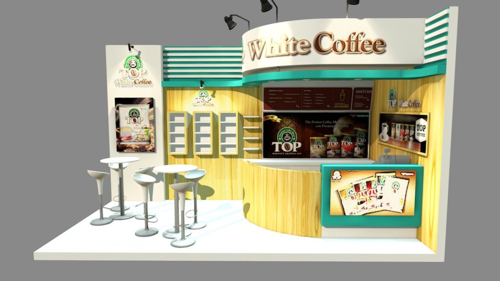 Exhibition stand (TWC) - 3D model by fasih.lisan 3d model