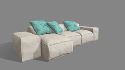 Big Sofa Woody virtual, sofa, project, fast, soft, furniture, vr, virtualreality, worm, fabric, buy, optimized, coner, architecture, 3d, model, sketchfab, download, space, arcitect