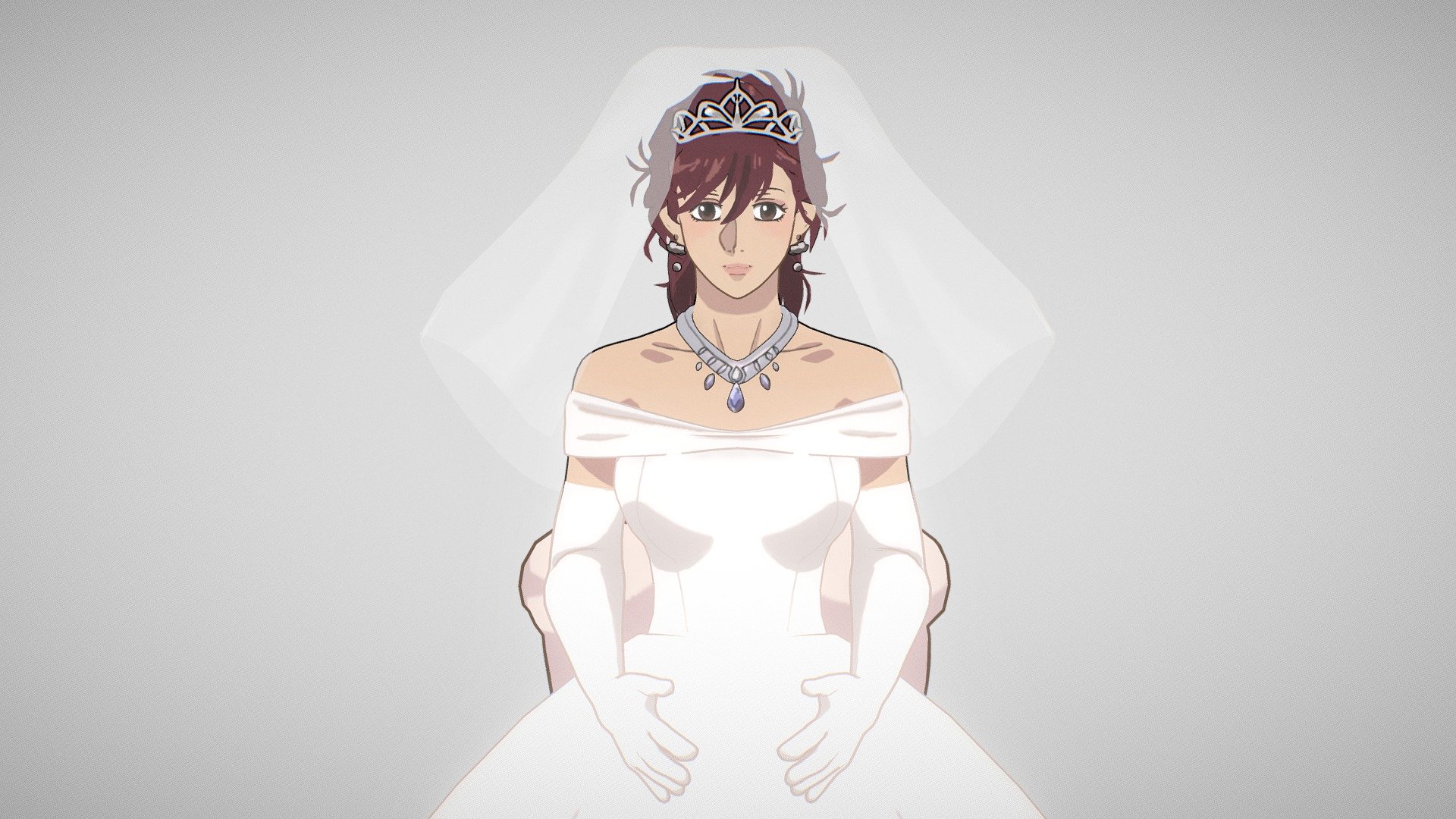 Kaori from city hunter in a wedding dress in Private Eyes film.
Made in Blender - Kaori - City Hunter - (Private Eyes) - 3D model by Romélus 3D -Open for Commissions- (@Romelus) 3d model