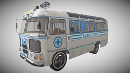 Medical Ambulatory Bus ambulance, bus, hospital, ambulatory, vehicle, medical