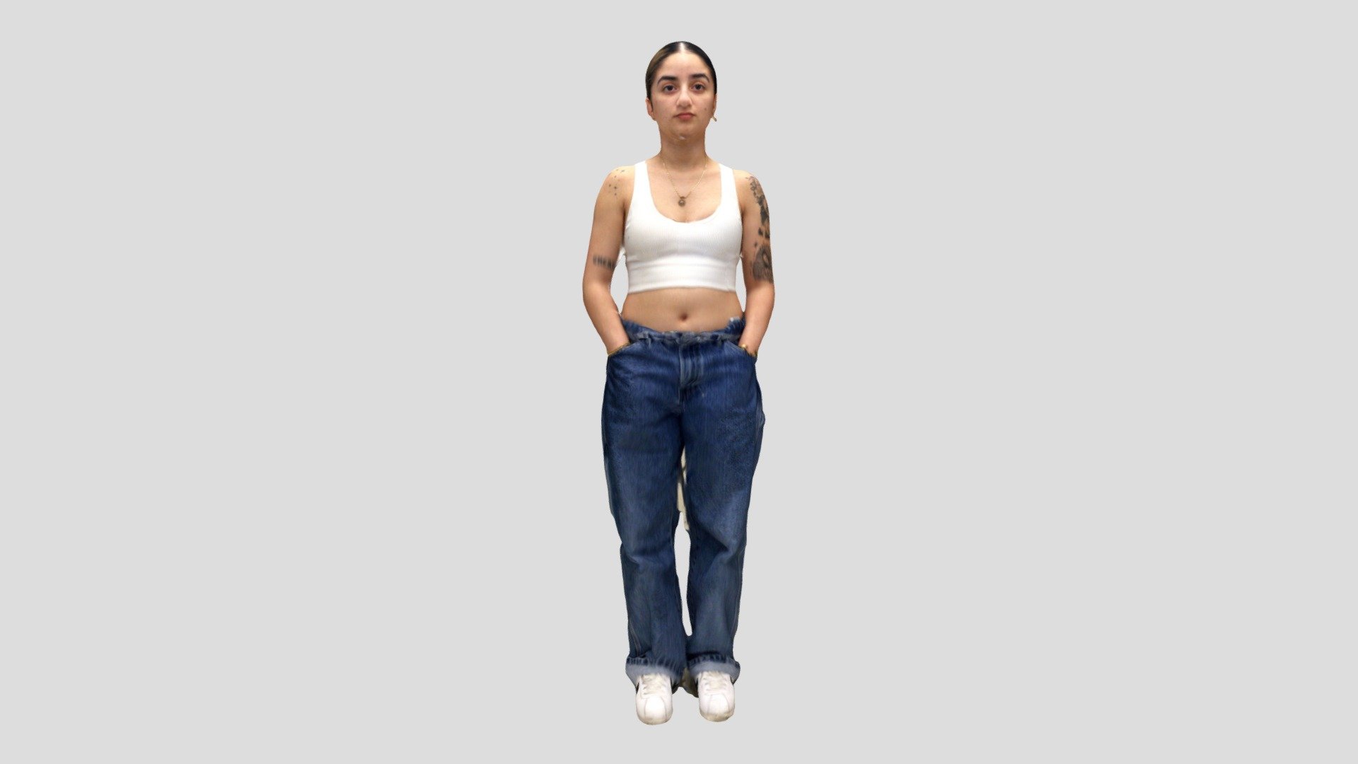Awesome - Full body 3D Scan Stephanie - Download Free 3D model by emergetech 3d model