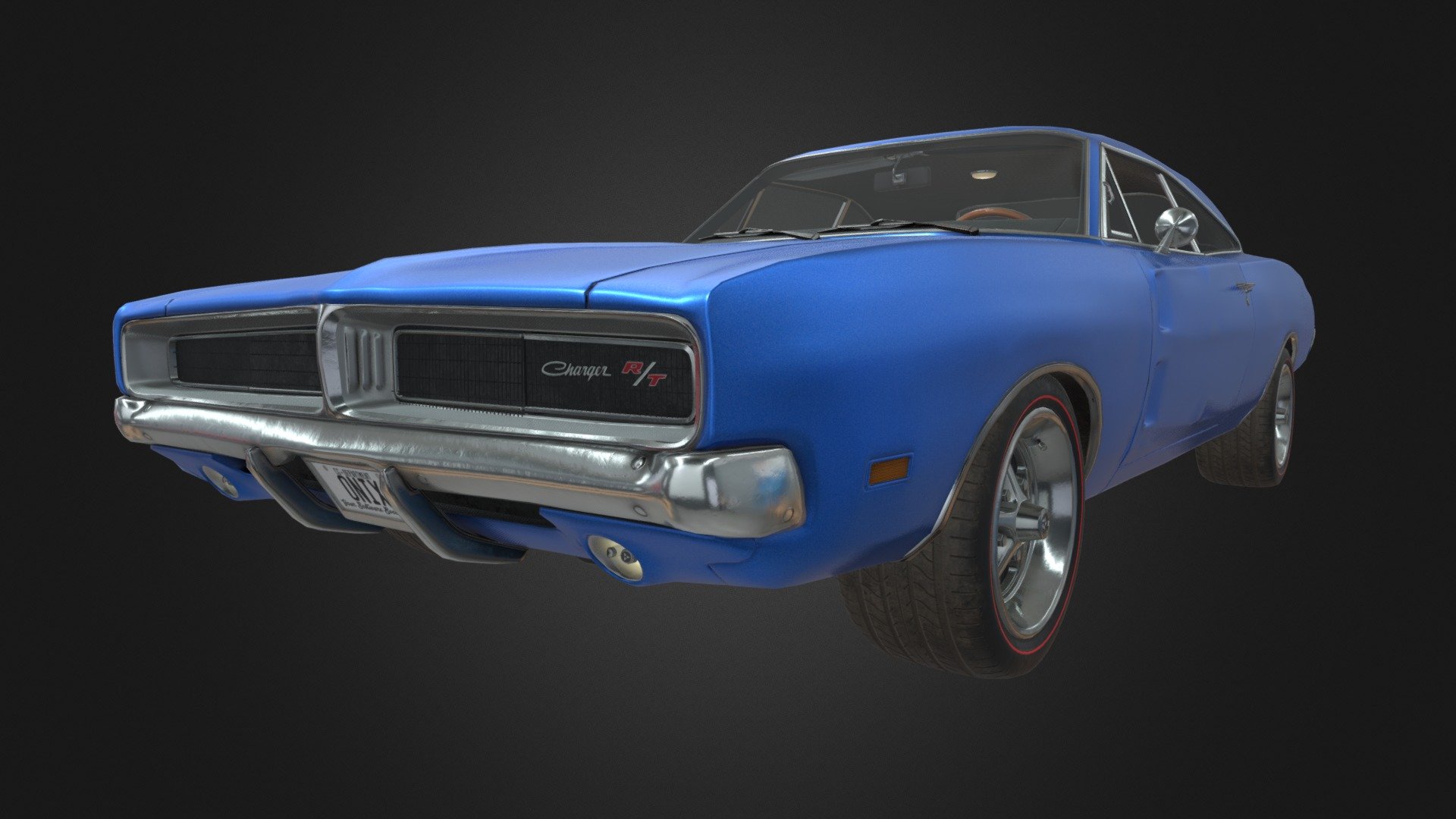 Dodge Charger 1969 - 3D model by onix.unity 3d model