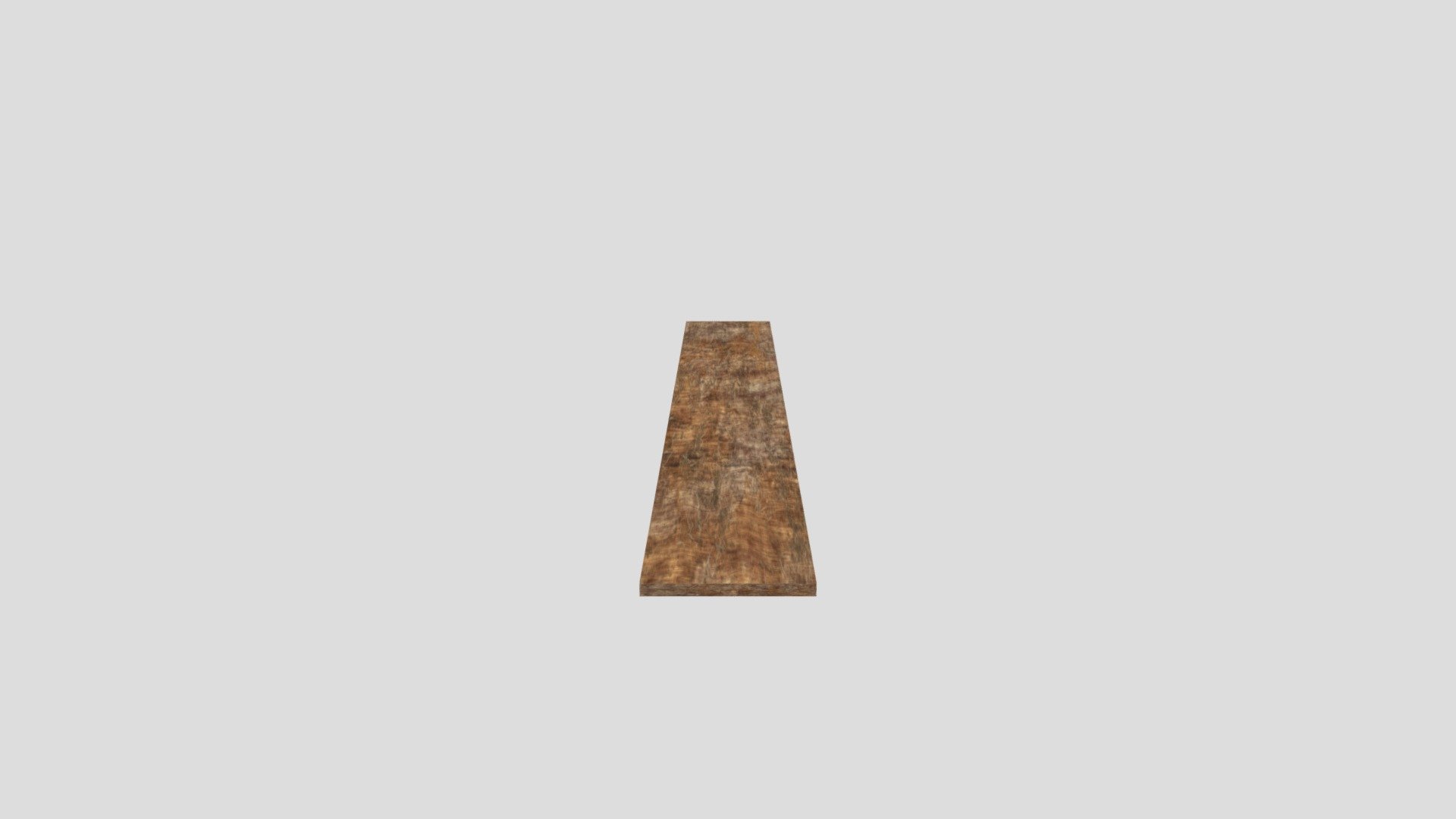 This is just a wooden plank with materials and textures 3d model