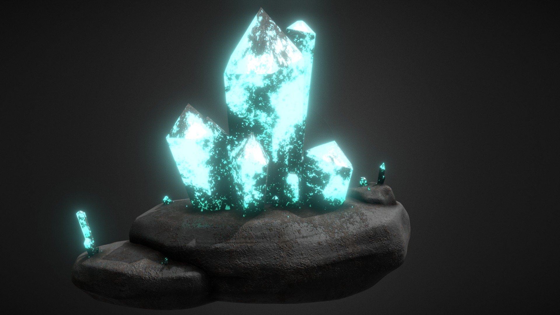 I hope you like it:D - Sky blue crystal - Download Free 3D model by Zambur 3d model