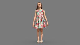 3D scanning to print in any method(Girl)