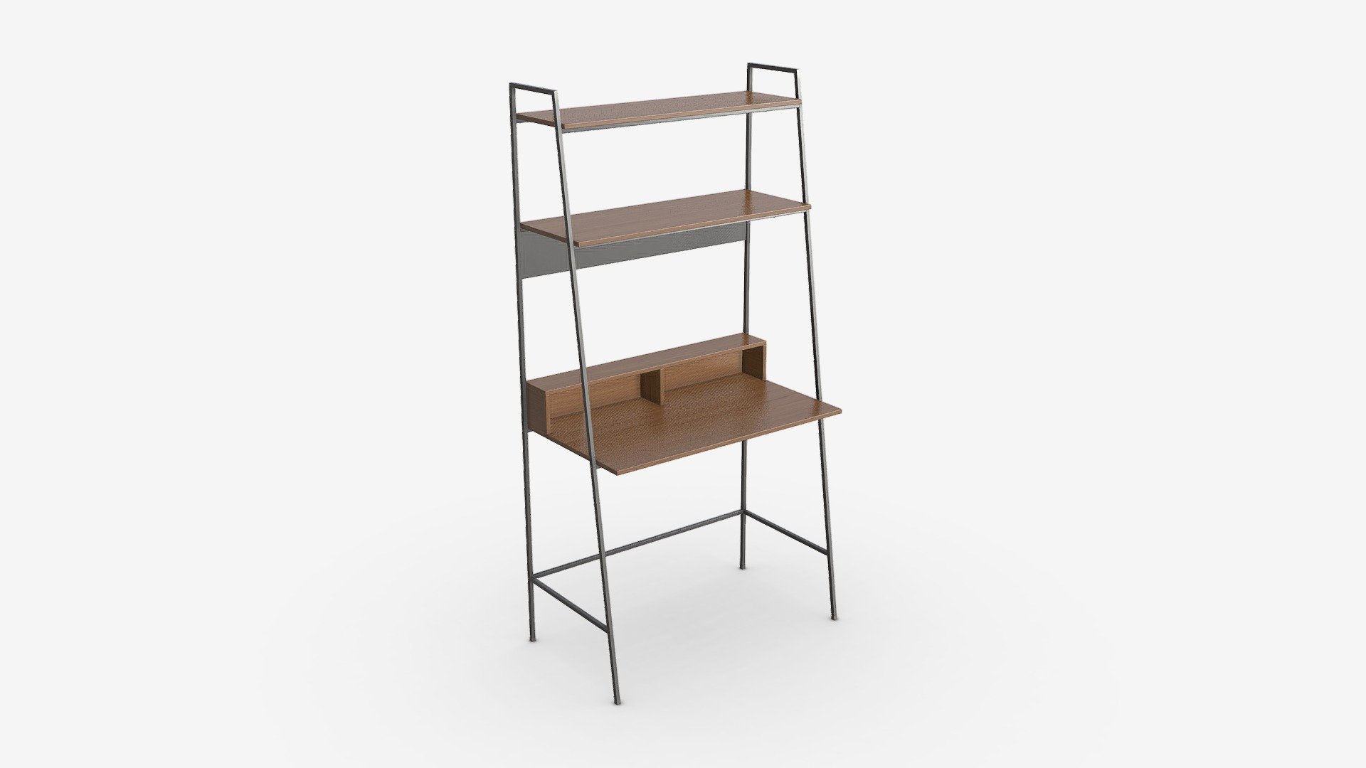 Urban Industrial Ladder Desk - Buy Royalty Free 3D model by HQ3DMOD (@AivisAstics) 3d model