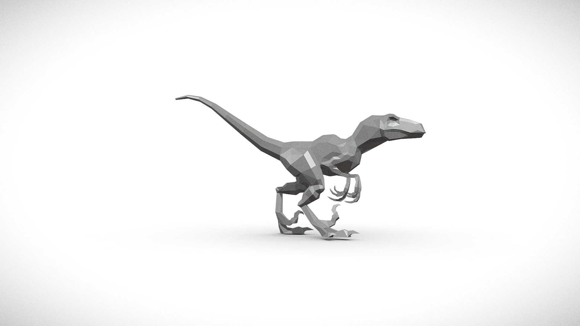 model for metal welding - Velociraptor lowpoly - Buy Royalty Free 3D model by borisklimov 3d model