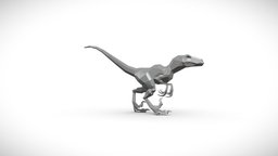 Velociraptor lowpoly welding, velociraptor, metal, lowpoly, dinosaur, dino