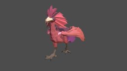 Archaeopteryx insect, beast, forest, bird, birds, monsters, animals, mammal, reptile, dinasour, character, cartoon, lowpoly, creature, animal, monster, animated, dragon, prehistoric, halloween