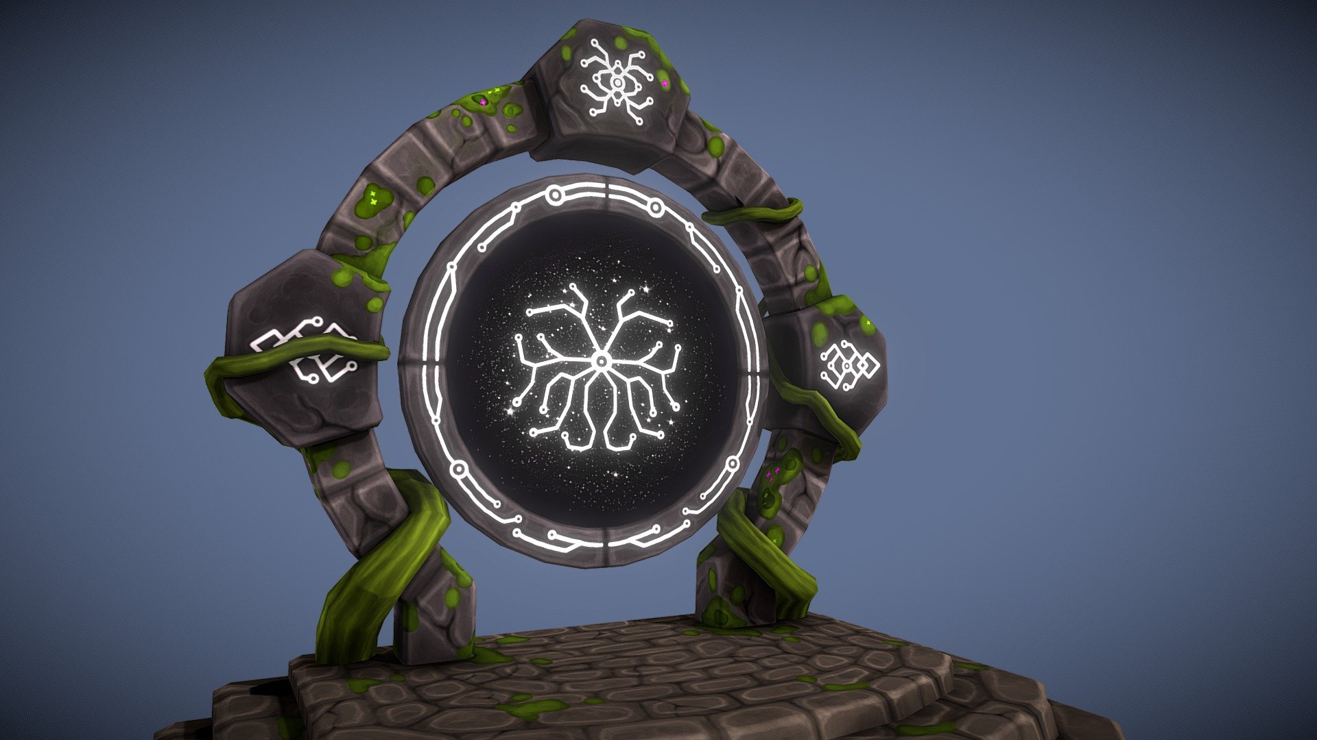 I'm trying to get back into 3d modeling. Currently I'm making a scene around this model in Unity and want to add a nice environment and particle effects. When it's finished I will post it on my Artstation. full scene https://www.artstation.com/artwork/mqGng1 - Stargate - 3D model by CaspervdLaar 3d model