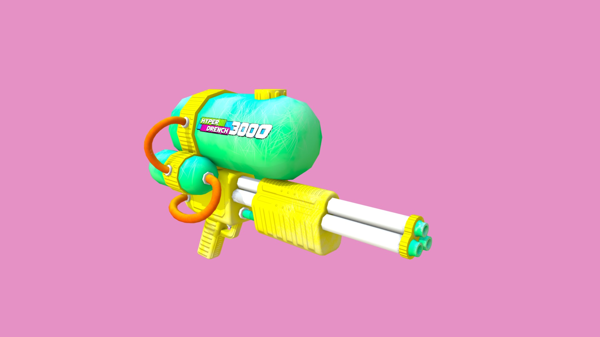 Water Gun - 3D model by Josh Hansen (@fandeath) 3d model