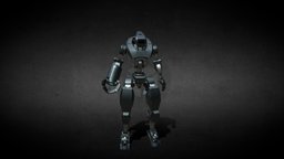 Mecha time, martin, unreal, droid, mecha, engine, real, axel, game, 3d, art, pbr, low, poly, futuristic, video, robot