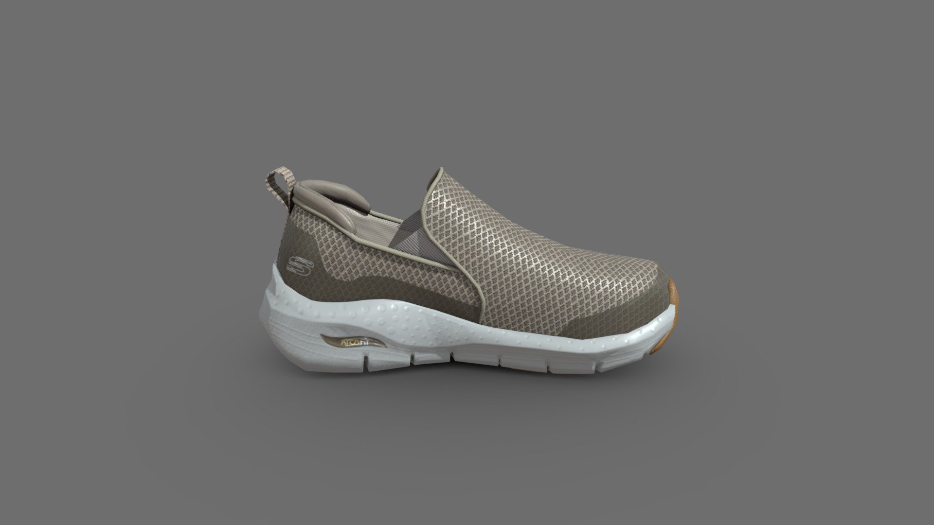 Shoe modeled for VR engine. Low'ish polycount 3d model