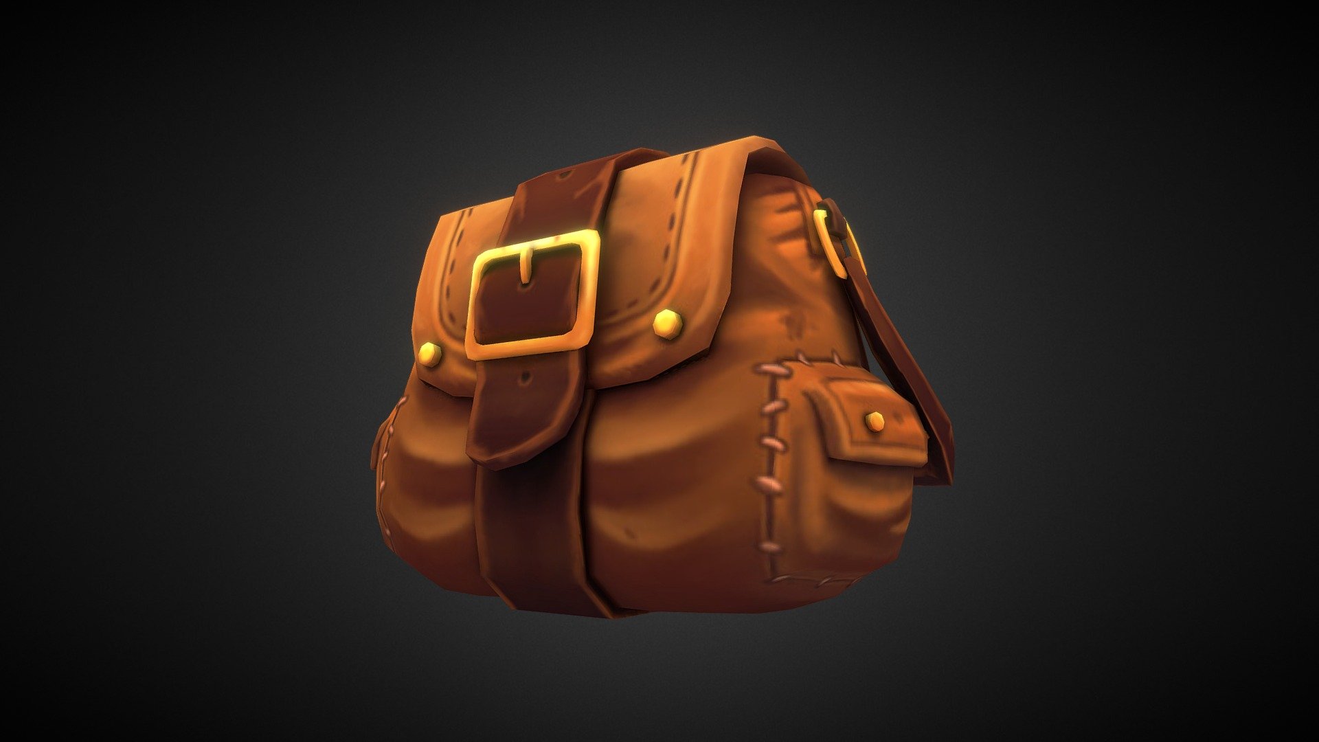 Programs used: Blender 3.2 - Hand-painted Backpack - 3D model by Ruchary (@Rugiero.Roca) 3d model