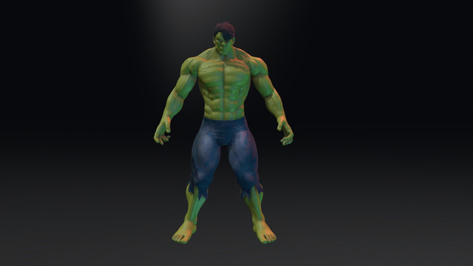 Hulk - 3D model by oziakhund 3d model