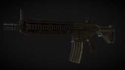HK416 games, hk, gamedev, hk416, game-ready, 3dselfie, hk417, 3d-model, game-asset, weaponlowpoly, weapon-3dmodel, weapons3d, weaponcraft, substancepainter, substance, weapon, texturing, game, 3dsmax, 3dsmaxpublisher, weapons, gameart, substance-painter, 3dscan, shotgun, animation, gameready