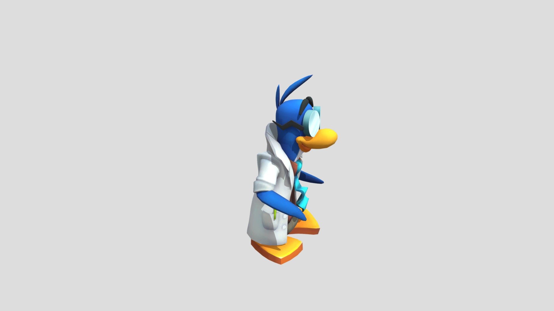 Yall like club penguin - PC Computer - Club Penguin Island - Gary (1) - 3D model by SCUDWORTH 3d model