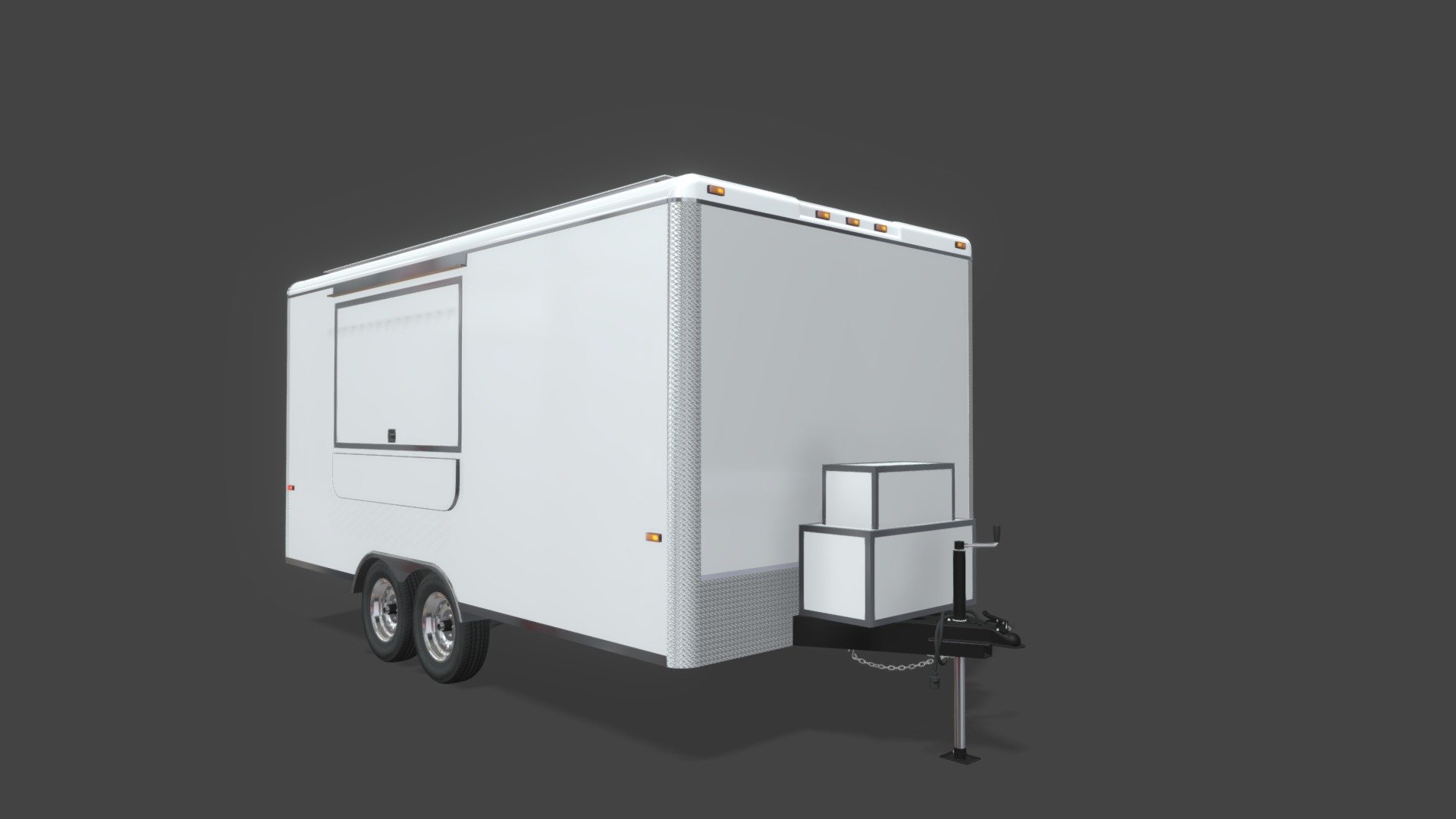 The 16ft Sampling trailer is modeled after an asset at Lime Media. This asset is great for a small activation.
The 3D artist is Scott Neece 3d model