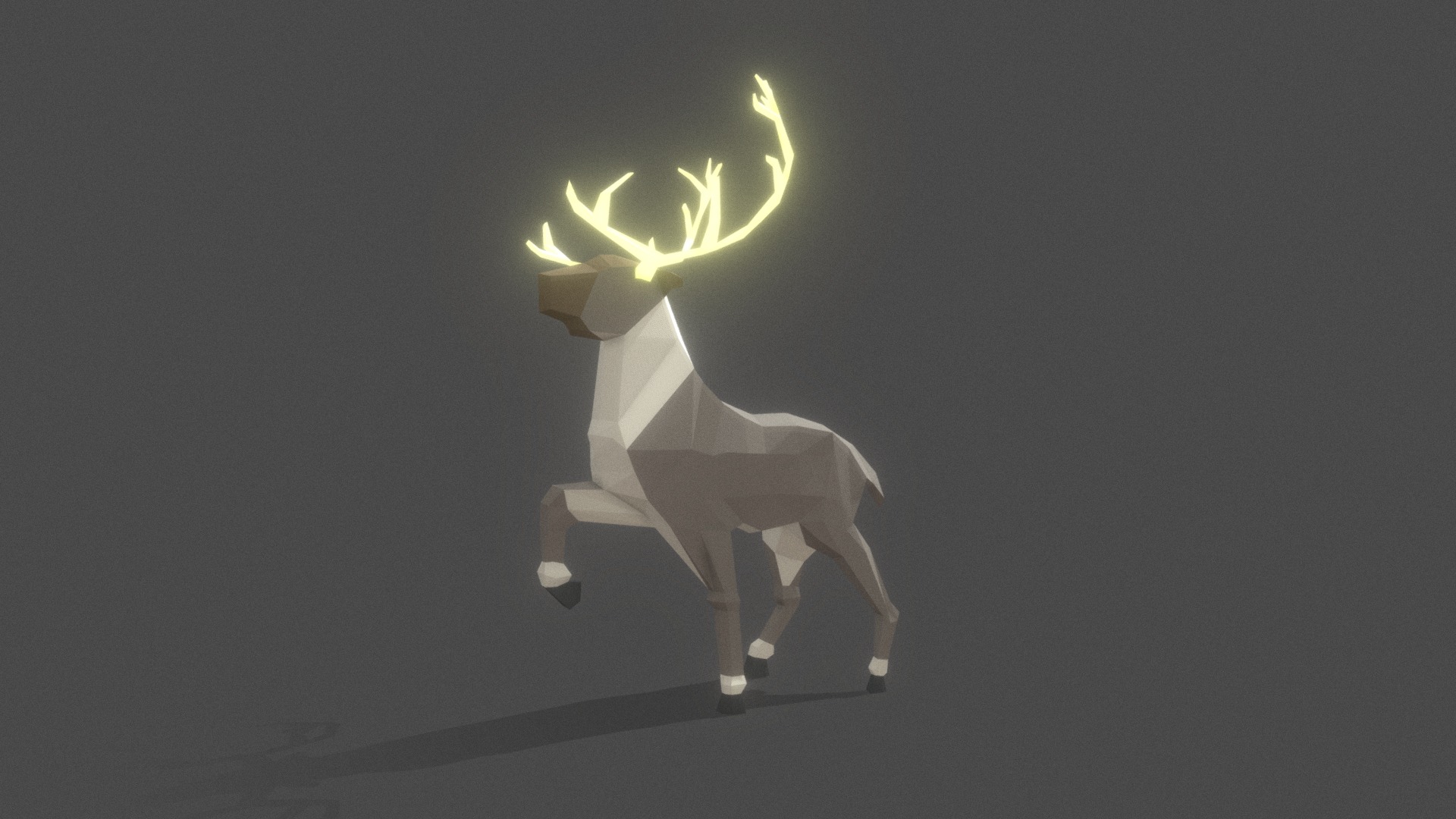 a noble beast&hellip; can they really fly? ;) - #3December - Reindeer - Buy Royalty Free 3D model by P3TroV 3d model