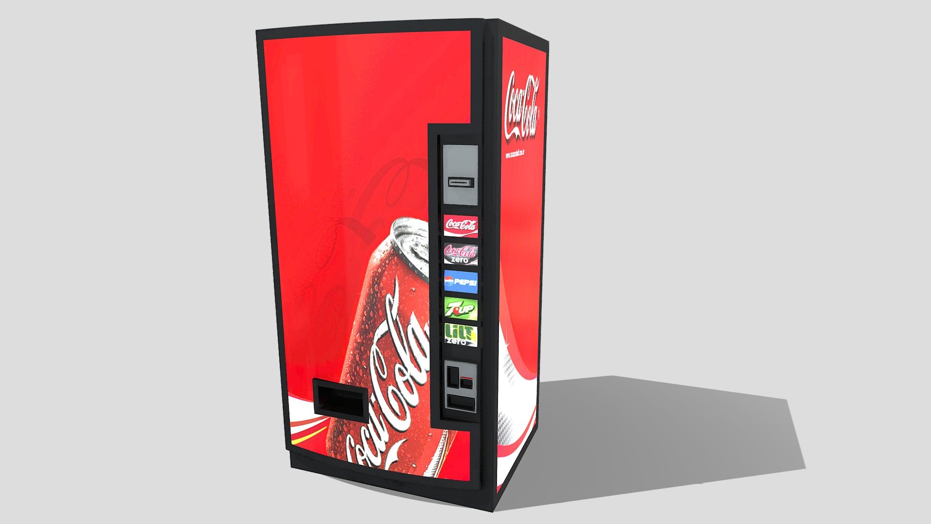 Low Poly Coca Cola PBR Vending Machine model - Vending Machine - Buy Royalty Free 3D model by Studio Lab (@studiolab.dev) 3d model
