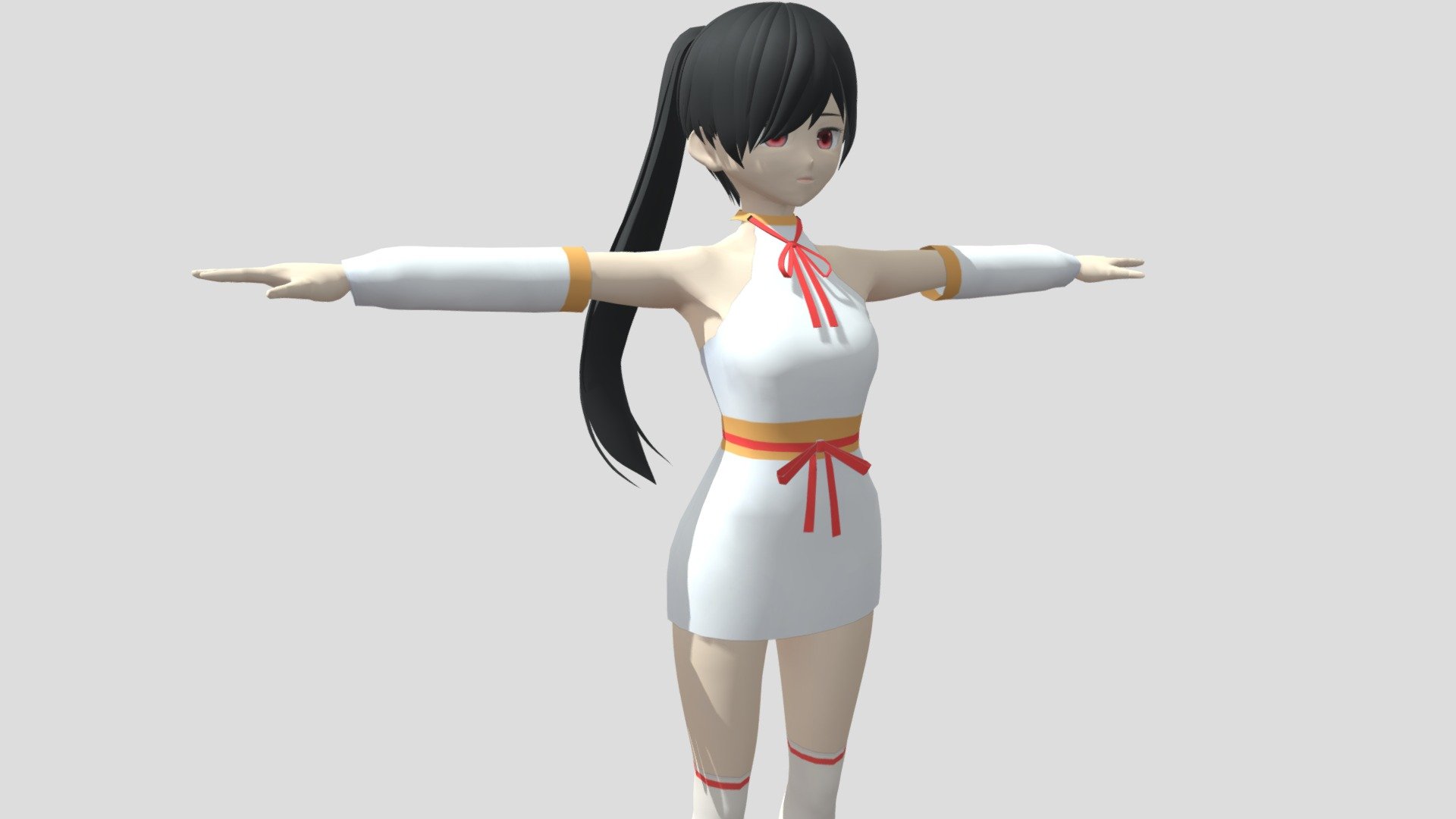 Model preview



This character model belongs to Japanese anime style, all models has been converted into fbx file using blender, users can add their favorite animations on mixamo website, then apply to unity versions above 2019



Character : Dai Wu Shuang (Wuxia)

Verts:25425

Tris:36513

Fourteen textures for the character



This package contains VRM files, which can make the character module more refined, please refer to the manual for details



▶Commercial use allowed

▶Forbid secondary sales



Welcome add my website to credit :

Sketchfab

Pixiv

VRoidHub
 - 【Anime Character】Dai Wu Shuang (V1/Unity 3D) - Buy Royalty Free 3D model by 3D動漫風角色屋 / 3D Anime Character Store (@alex94i60) 3d model