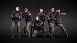 Retro Military Squad 