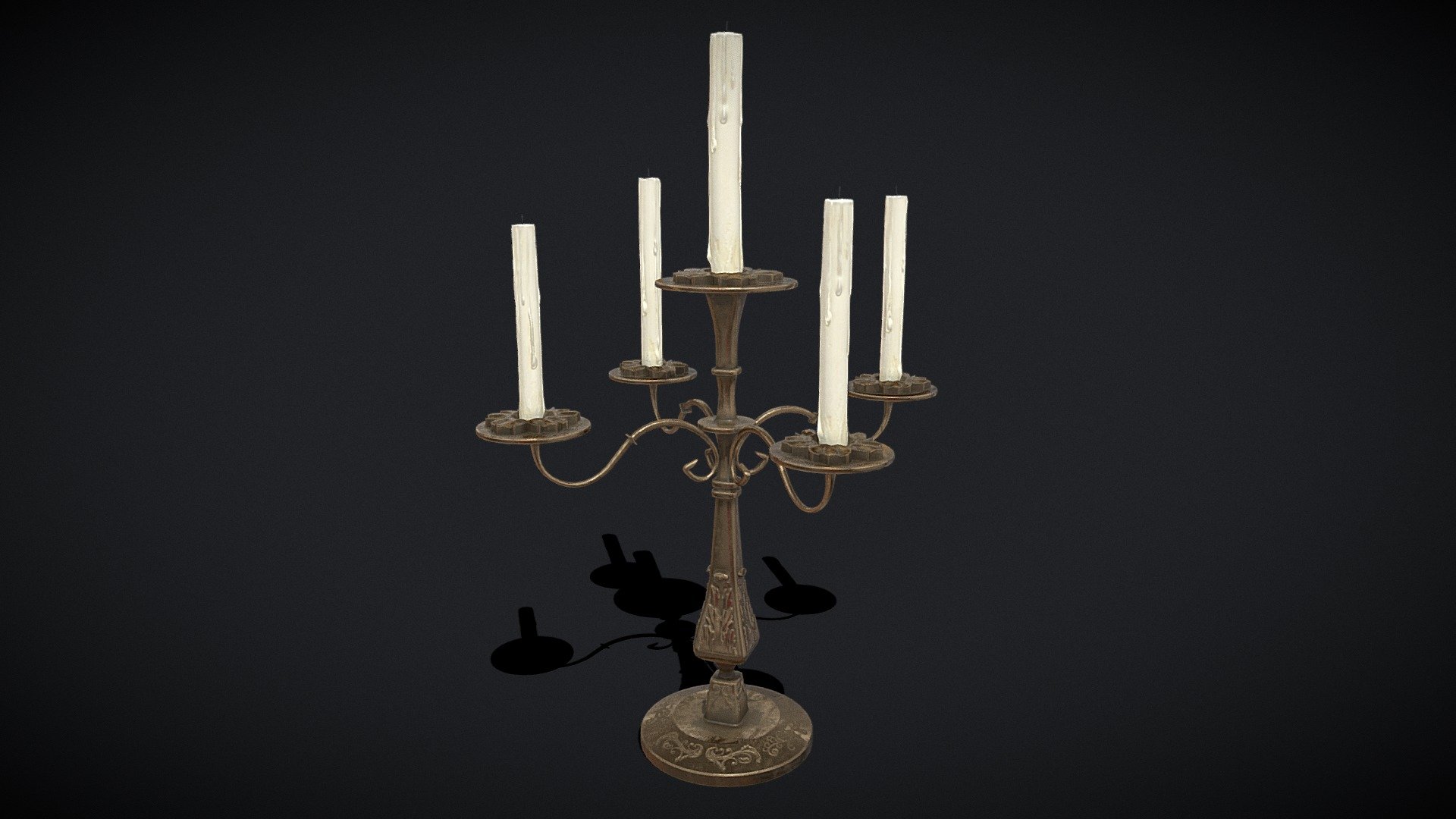 Ornamented Five Point Candelabra
VR / AR / Low-poly
PBRapproved
GeometryPolygon mesh
Polygons25,340
Vertices27,114
Textures 4K PNG - Ornamented Five Point Candelabra - Buy Royalty Free 3D model by GetDeadEntertainment 3d model