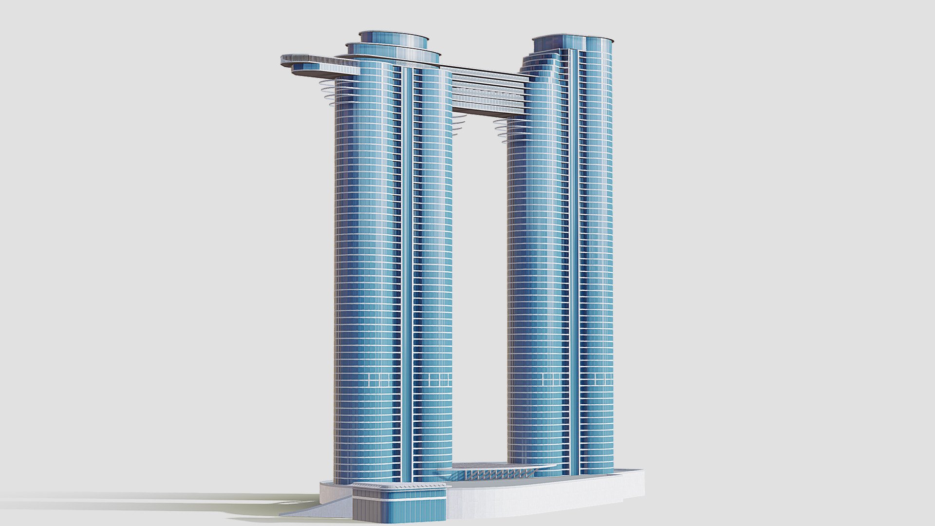 Sky View Tower - Dubai - Buy Royalty Free 3D model by 1Quad (@Nzr.3d) 3d model