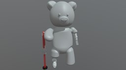 Toto the Childrens Recycled Medical Waste Toy toy, university, recycling, teddybear, autodeskinventor, medicalwaste